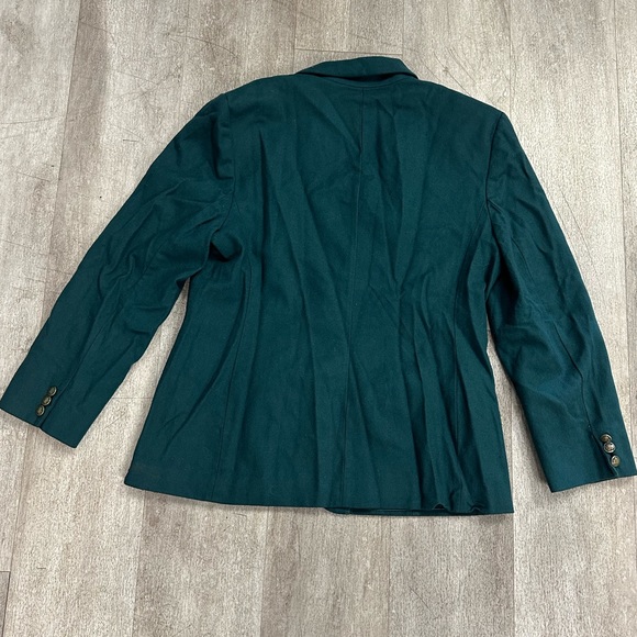 Dark Green Pendleton Blazer Jacket - Picture 2 of 5